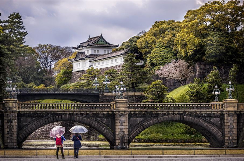 khu vườn đông hoàng cung Tokyo